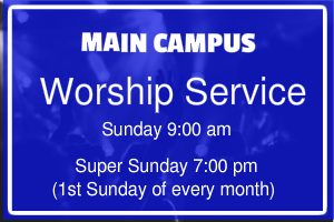 Sunday worship service